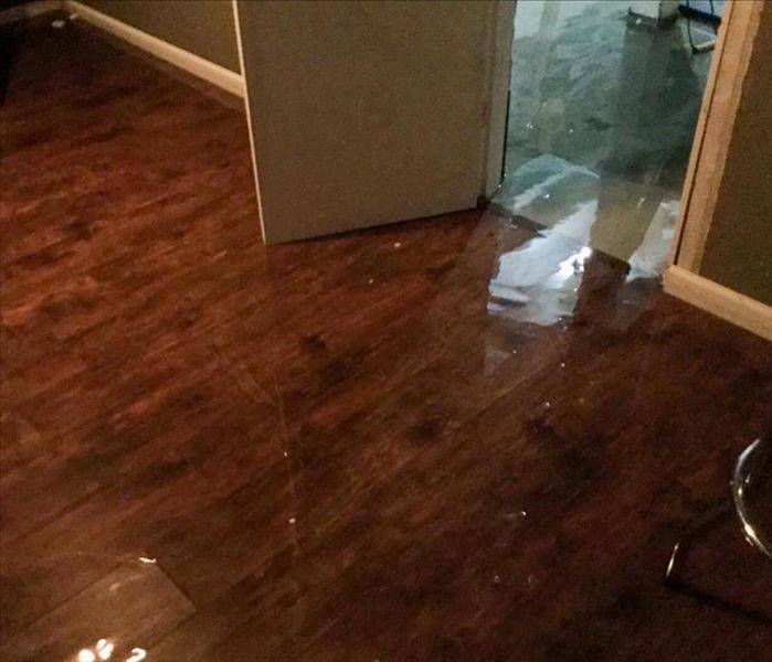 Flooded water in home